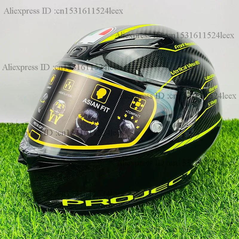 Full Face Motorcycle Helmet Pista GP R Project 3.0 Carbon Fiber Motocross Racing Motobike | Автомобили и мотоциклы