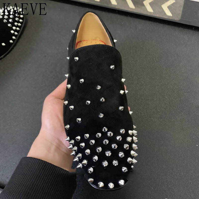 Кроссовки Kaeve мужские замшевые повседневная обувь на низком каблуке без застежки