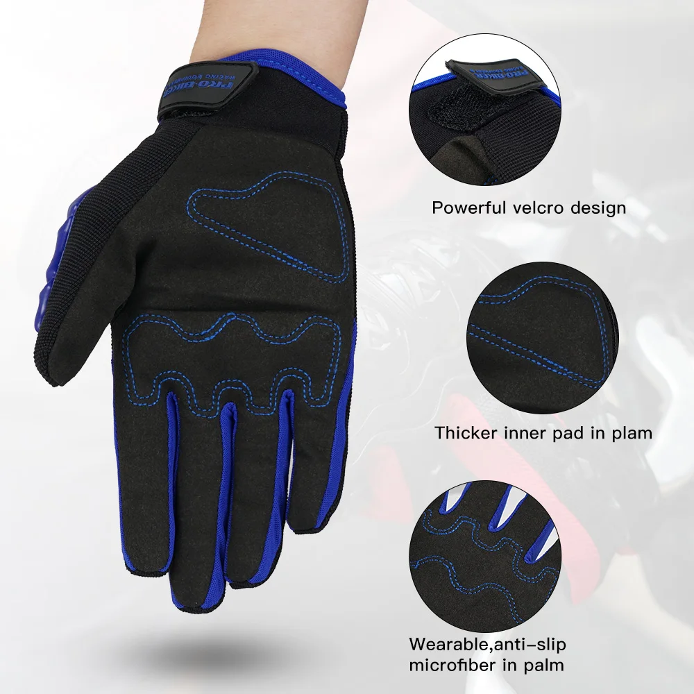 Мотоцикл Перчатки жесткая защита пальцев Luva Motoqueiro Guantes Luvas de мото дышащие летние