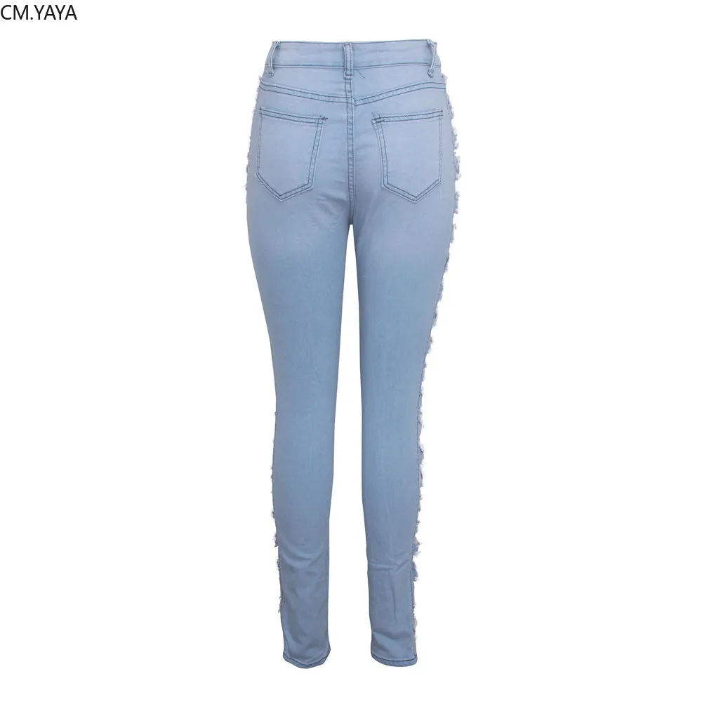 2019 Новый осень зима Джинсы женские джинсовые штаны Для женщин Высокая талия