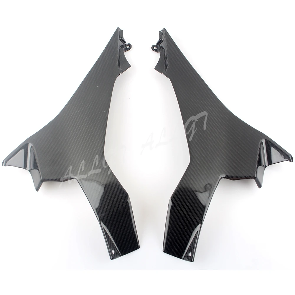 Side fairing Подходит для KAWASAKI NINJA 400 боковой обтекатель Настоящее углеродное волокно переднее крыло и заднее брызговик и защита цепи - Цвет: Side fairing
