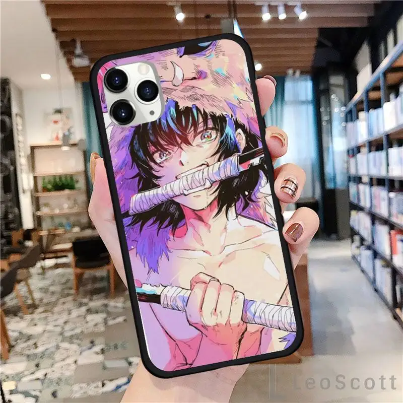 

Demon Slayer anime cartoon Phone Case For iphone 8 11 12 Redmi note 8 9 s huawei p 30 pro lite plus cover shell funda