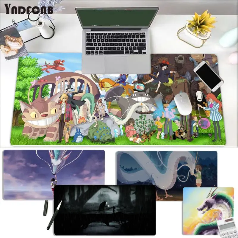 

YNDFCNB Studio Ghibli Spirited Away Totoro Funny Gaming mousepad Desk Mat Size for for Cs Go LOL Game Player PC Computer Laptop