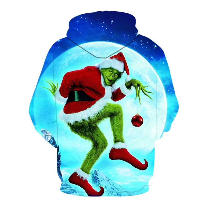 GRINCH/3D Modis Infantil Roupa Menina Moletom; детская одежда; детская толстовка с капюшоном для маленьких девочек и мальчиков; Menino Moleton Bluzy Chlopiece
