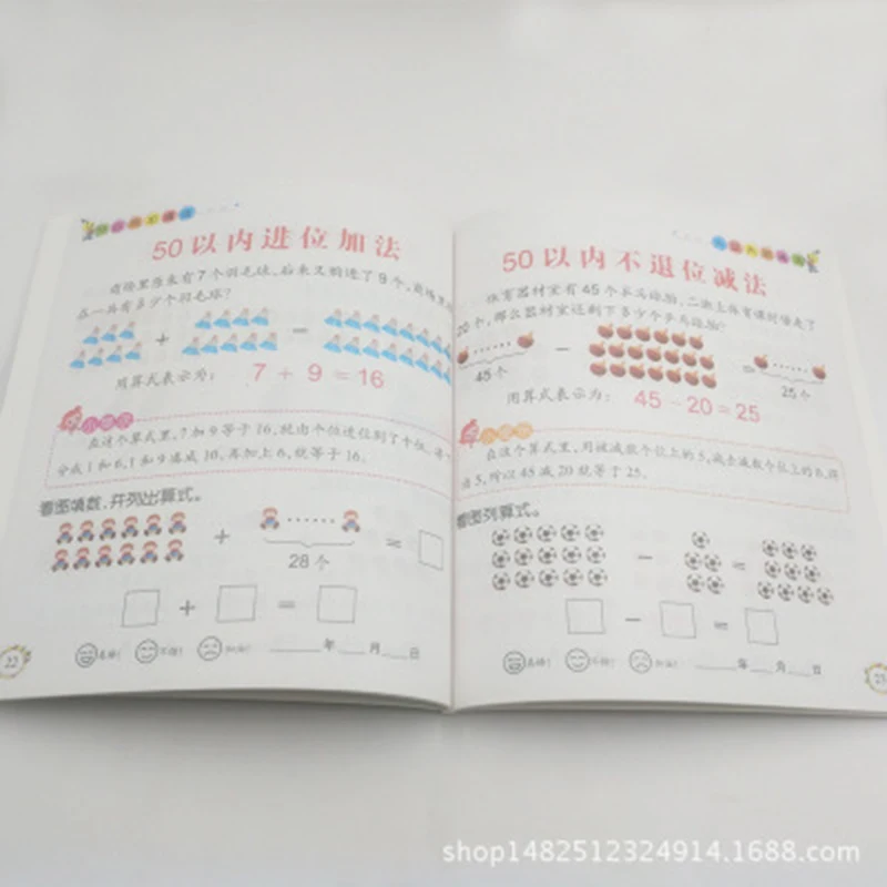 Дошкольный детский сад от 3 до 6 лет цифровой Рисование redbook Математика 0 10 цветов |