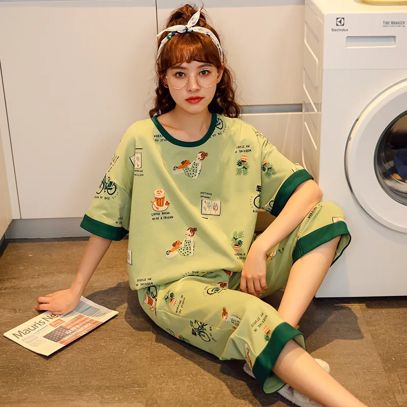 SLPBELY Женский Летний милый мультяшный Повседневный клетчатый брючный костюм с