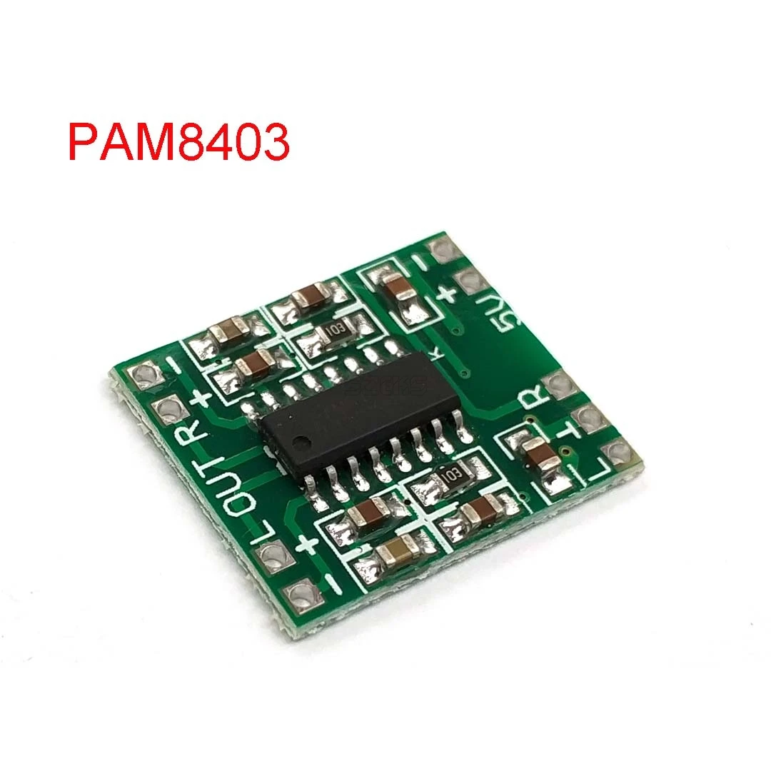 5 шт. плата цифрового усилителя PAM8403 Super Mini 2*3 Вт класс D 2 в В Плата мощности