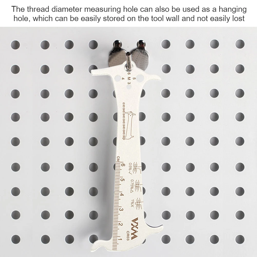

MTB Bike Chain Wear Indicator Ruler Bicycle Chains Gauge Measurement Checker Biking PortableDustproof Cycling Parts
