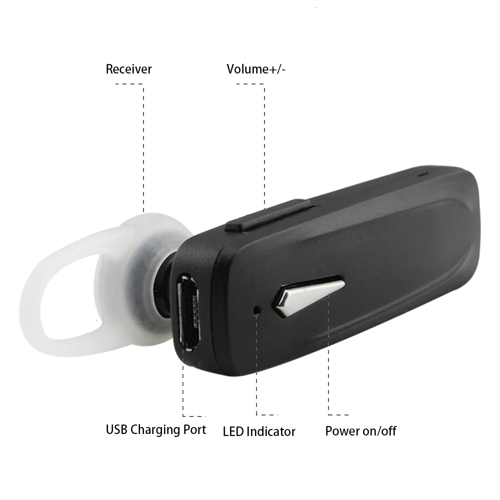 Bluetooth-наушники с микрофоном для Huawei Xiaomi Iphone | Электроника