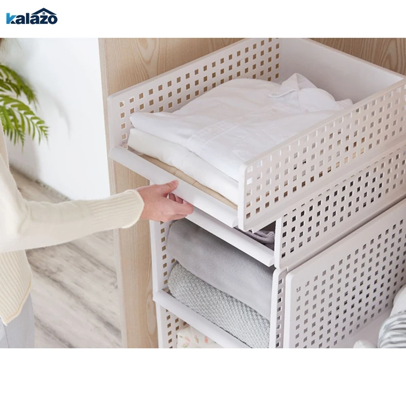 

Съемная корзина для хранения одежды, отделочный чехол, многослойный Штабелируемый отсек, органайзер-полка для хранения