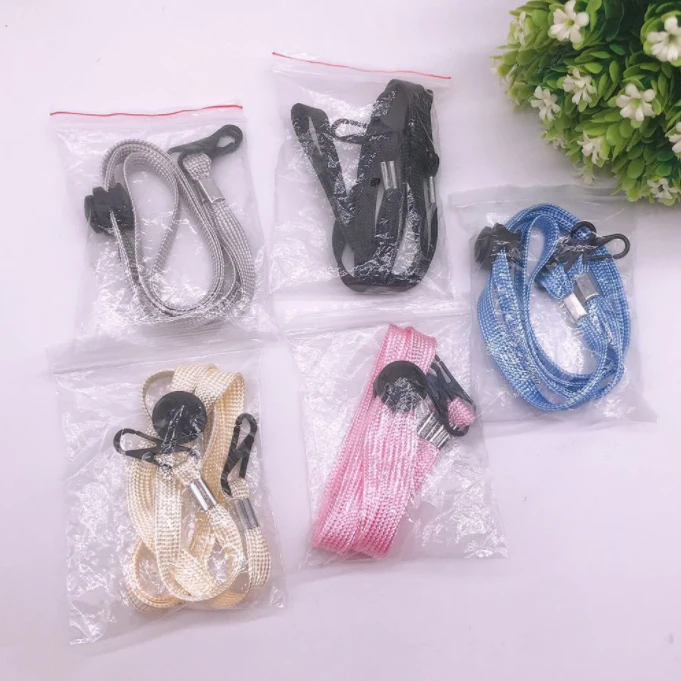 

10pcs Adjustable Face Mask Lanyard Handy Convenient Holder Rope Anti-lost Anti-drop Mask Hanging Neck Rope Halter Ropes