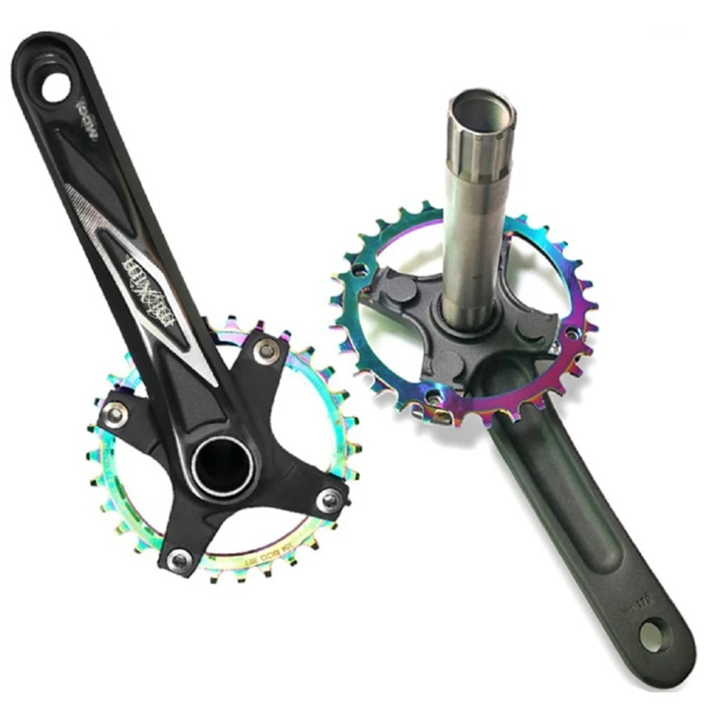 Узкая широкая велосипедная Звездочка 104BCD MTB звездообразная из алюминиевого