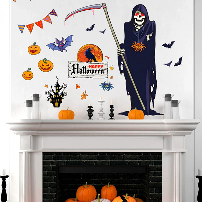 Украшения для Хеллоуина тыква трюк или занавес костюм на Хэллоуин Бэтмен паук