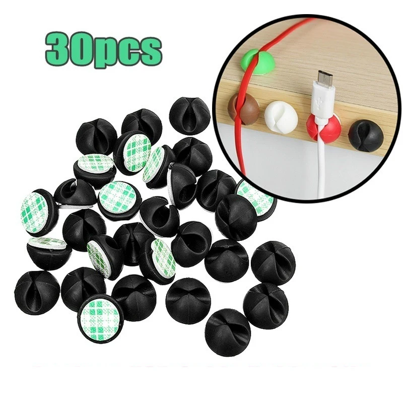 30 шт. многоцелевой автомобильный Настольный Настенный Круглый USB держатель