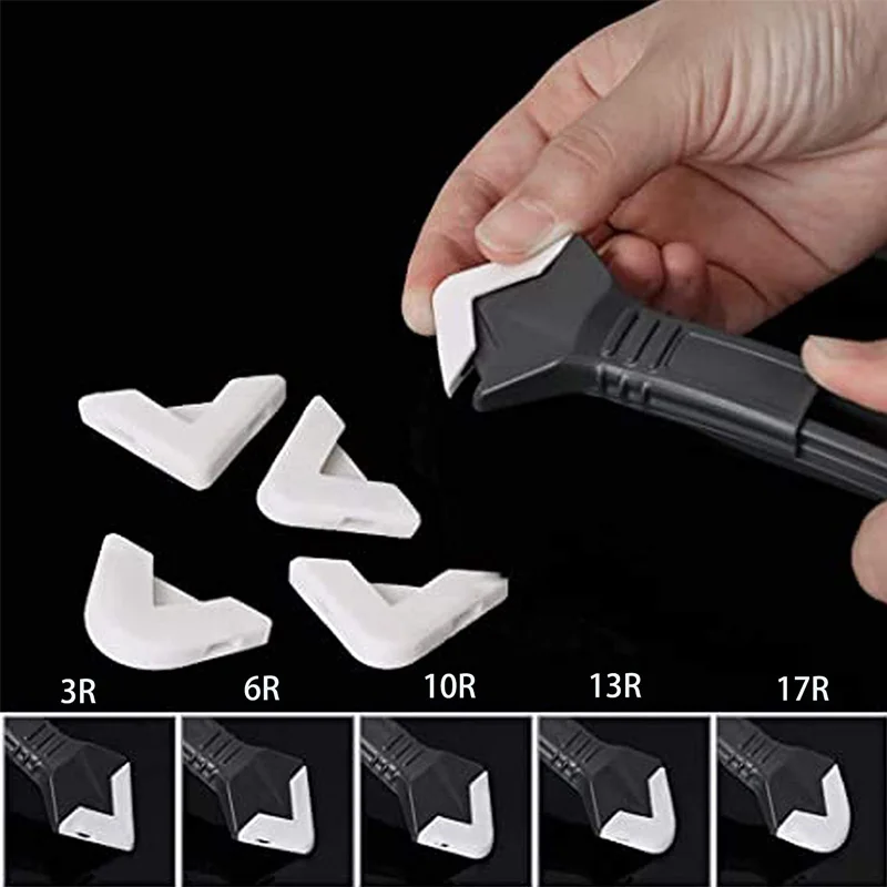 3 в 1 Стекло клей угол скребок для удаления герметик Гладкий финишер Затирка