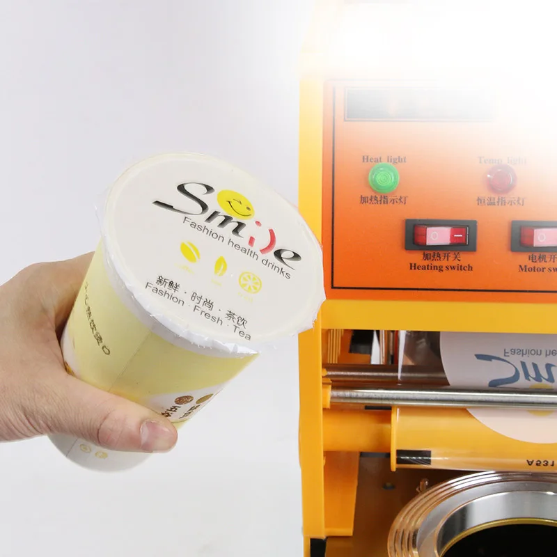 Машина для запечатывания молока чая коммерческая полуавтоматическая Компактная