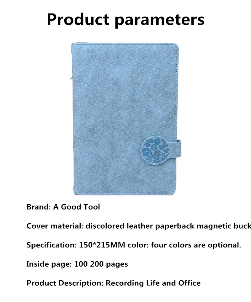 Бизнес блокнот Подарочная коробка набор А5 искусственная кожа офисный с ручкой