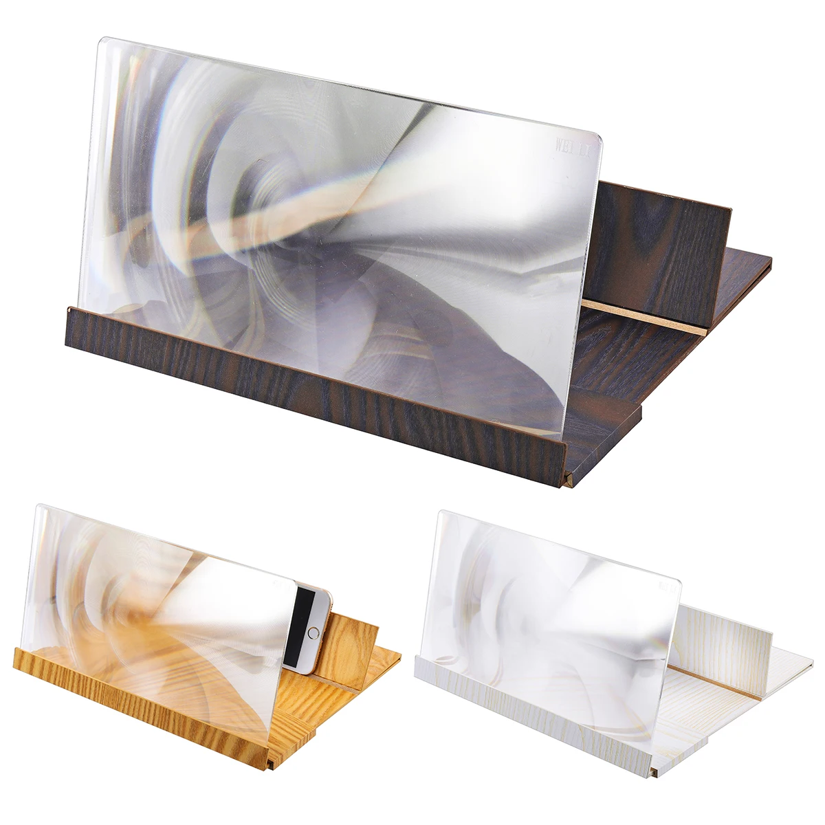 Увеличительное стекло 3D для мобильного телефона легкое складывающееся