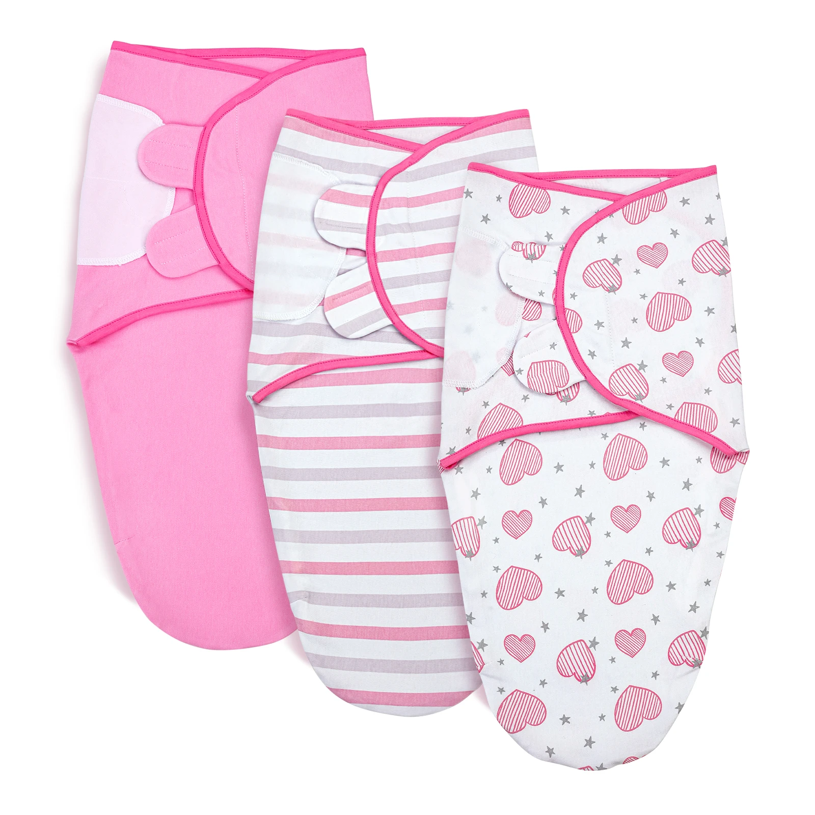 

0-3Month Newborn Swaddle Blanket Wrap Small-Medium Babies Cotton Swaddling Sack Infant Adjustable Swaddles for Baby Girls Boys