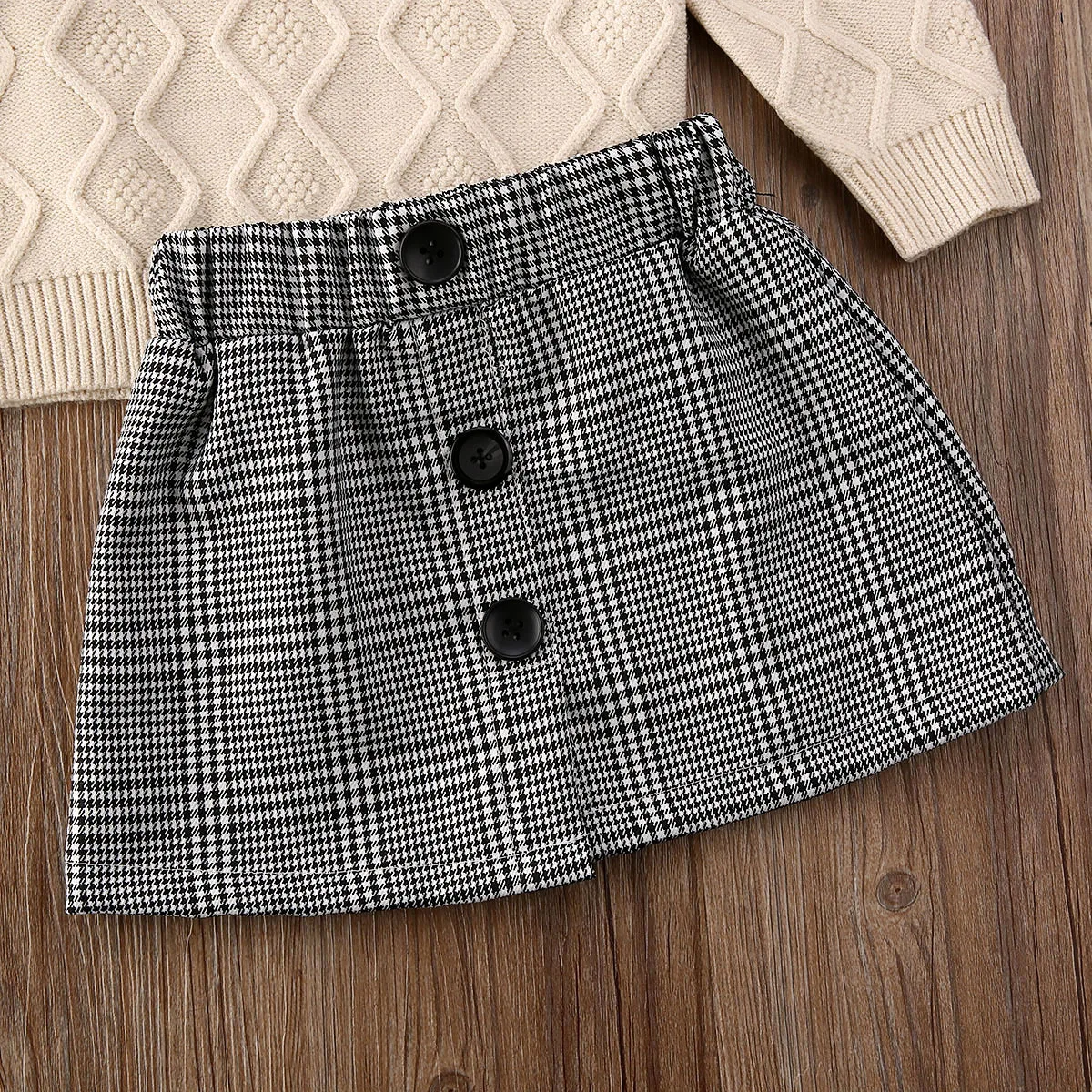 Свитер и мини юбка для девочек 3 7 лет|Комплекты одежды девочек| |