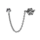 BESTONEDAY 1 шт Серьга-кафф цепи слуховая косточка серьги-клипсы с паутиной и кисточкой, серьги для женщин, ювелирные изделия Новые Earcuff