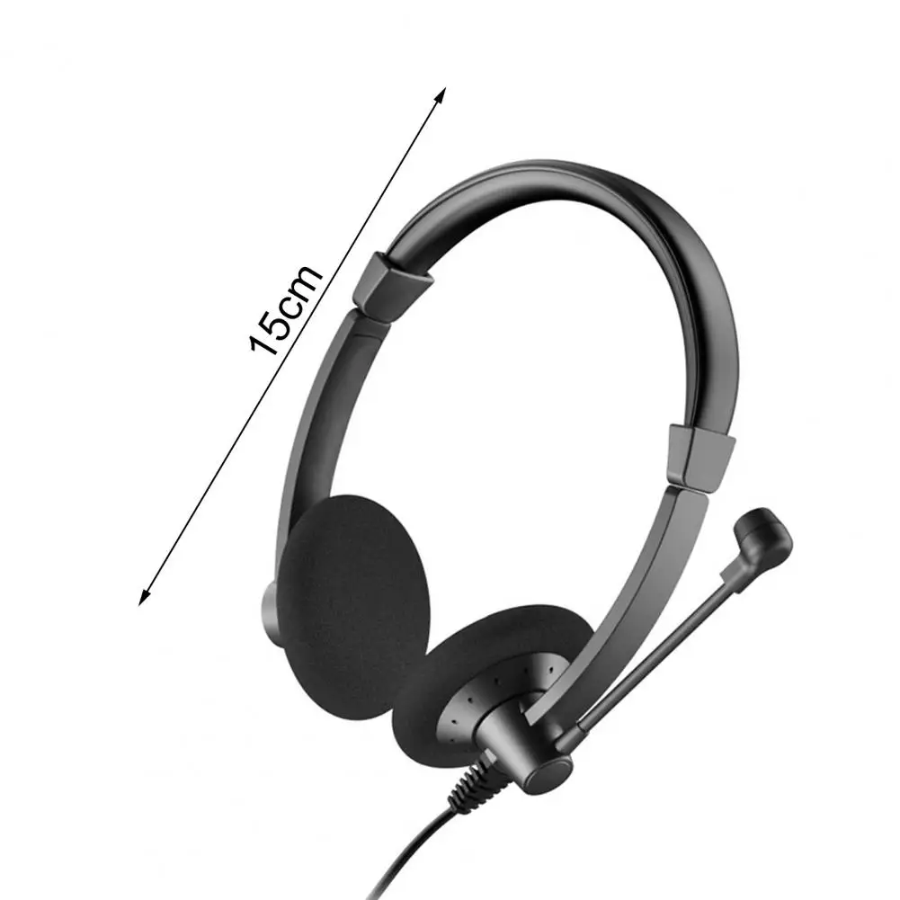 Гарнитура для колл центра наушники с микрофоном проводной телефонной гарнитуры 3