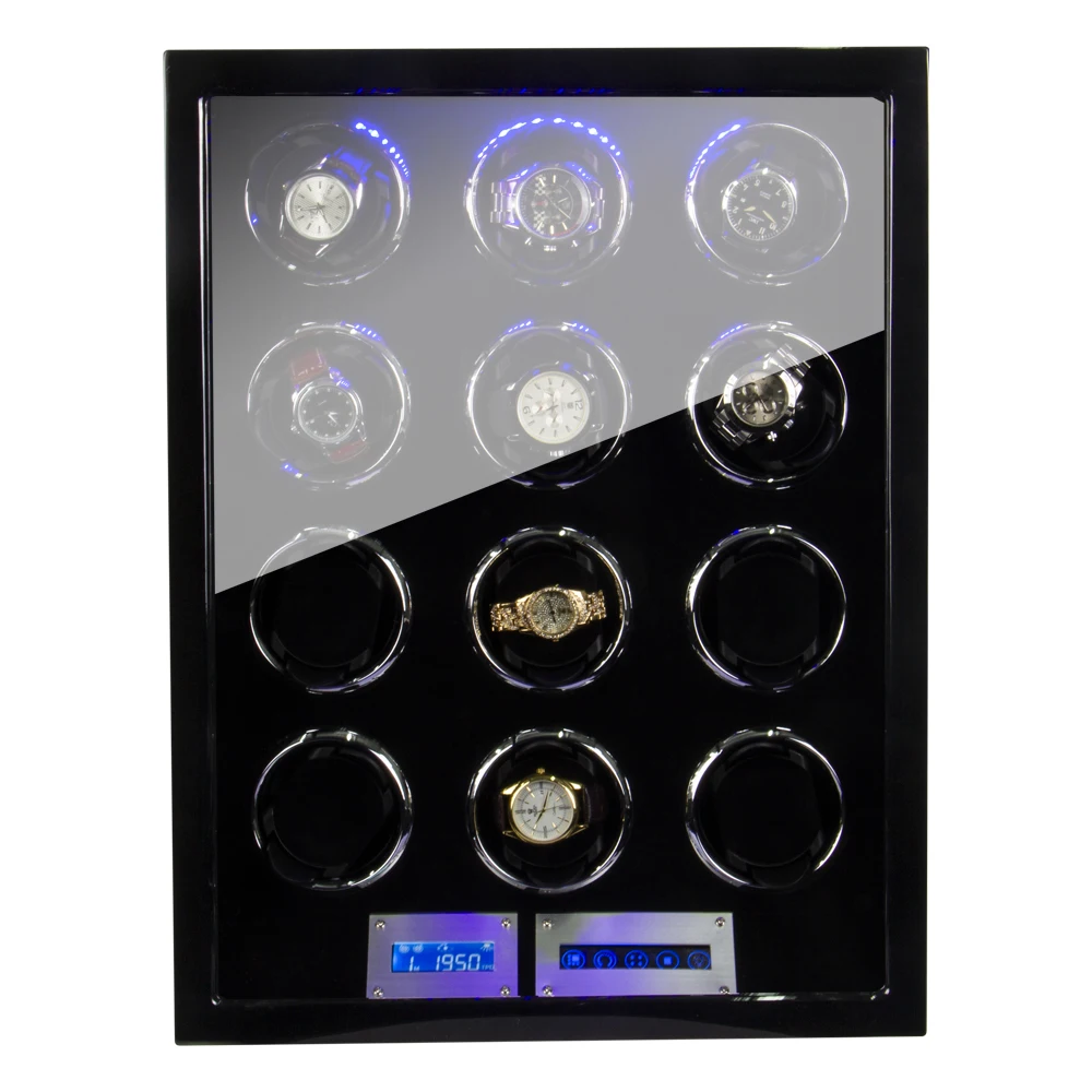 Новый автоматический вращающийся на батарейках/с сенсорным экраном 12 слотов