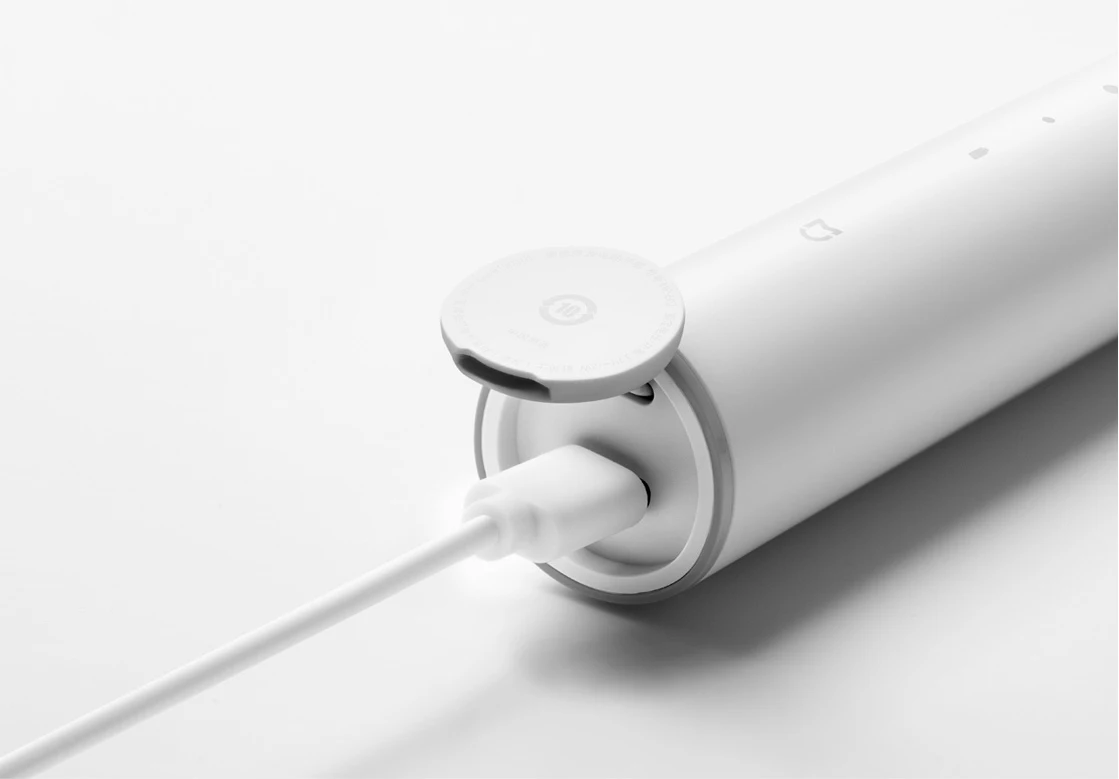 Оригинальная Xiaomi Mijia Sonic электрическая зубная щетка T300 высокочастотная вибрация Магнето 25 дней Срок службы батареи белый