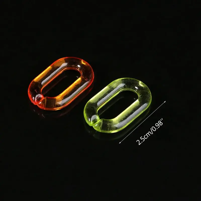 100 шт./упак. пластиковая подставка для птиц цепочка открытые звенья зажимы