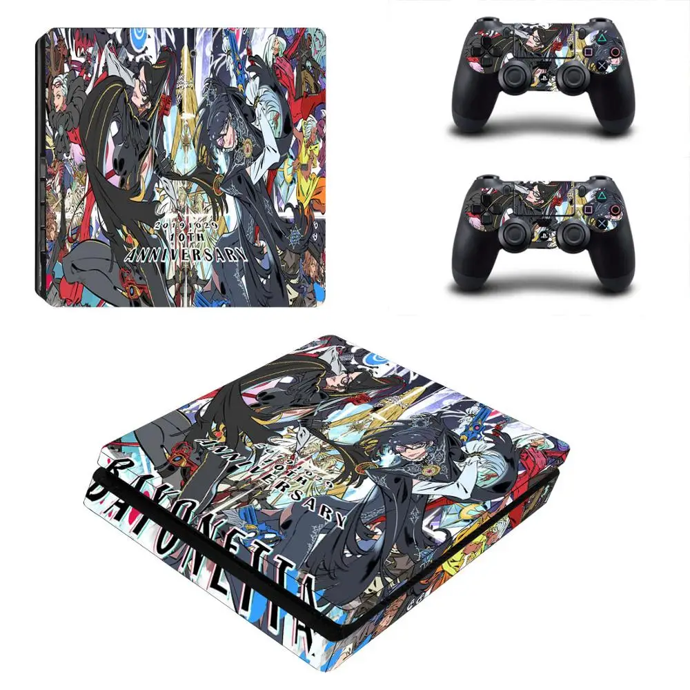 Игра Bayonetta PS4 тонкая наклейка для sony playstation 4 консоль и 2 контроллера PS4 тонкая наклейка для кожи виниловая