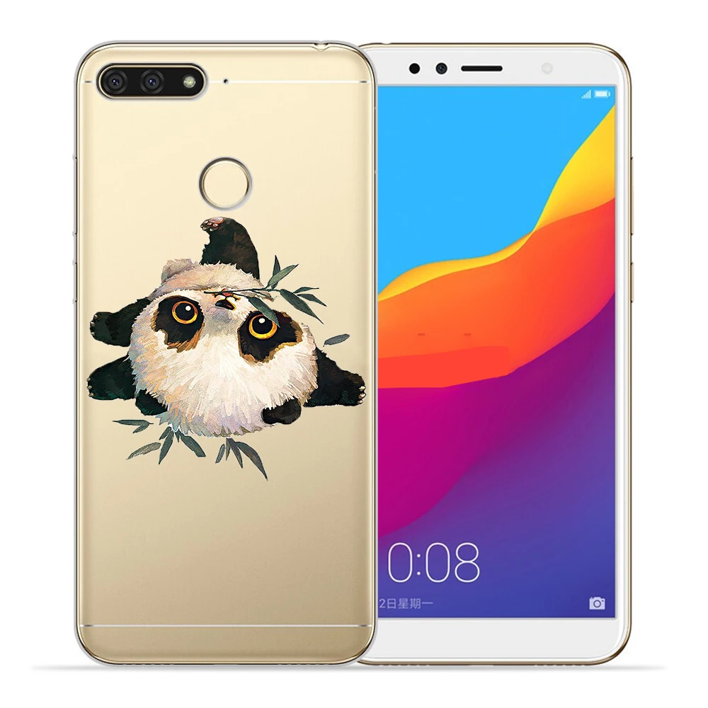 Totoro Panda мультфильм для huawei Y5 Y6 II Prime Nova 2 3 4 3i Plus чехол для телефона Etui funda etui capinha милый