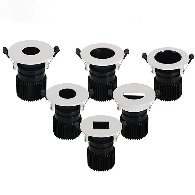 LED-Wall-Washer-Spotlight-5w-7w-10w-15w-20w-COB-Module-Spotlight-for-Hotel-Round-Hole-Oval-Square-Shape Ac110v 220v | Лампы и