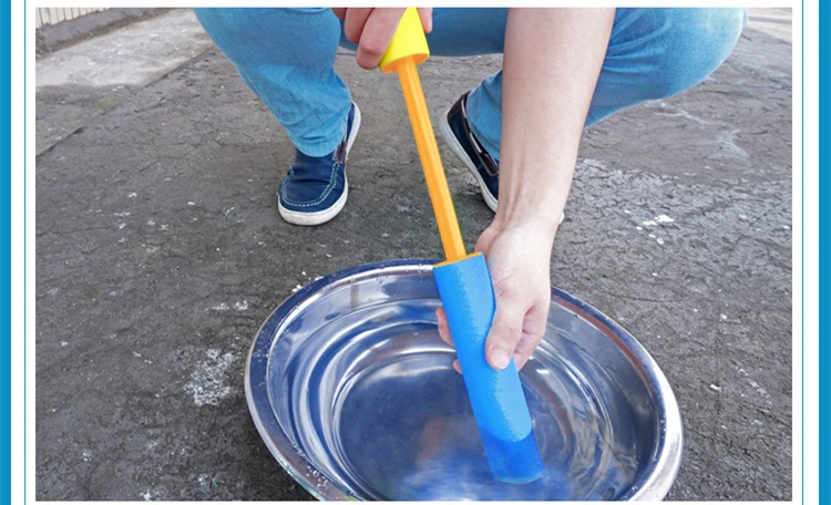 Pistola de burbujas de espuma EVA para ni&ntilde;os, playa de juguete de pulverizaci&oacute;n de agua, juegos al aire libre, pistola de agua, juguete para regalo-2
