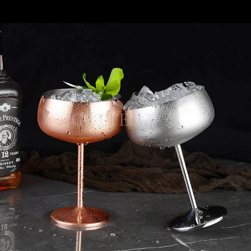 Однослойный бокал с медным покрытием из нержавеющей стали 304 защитой от падения