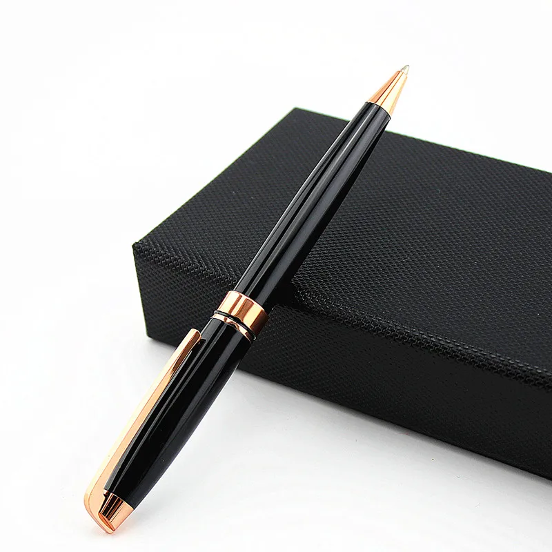 Новая шариковая ручка цвета ed из тяжелого металла розового золота двойной цвет