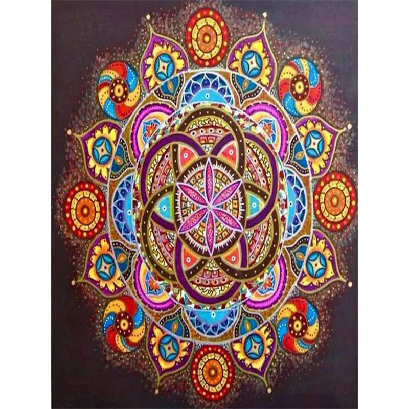 

CHENISTORY, алмазная вышивка, цветы, полная квадратная круглая картина 5D, алмазная живопись «сделай сам», мандала, мозаика