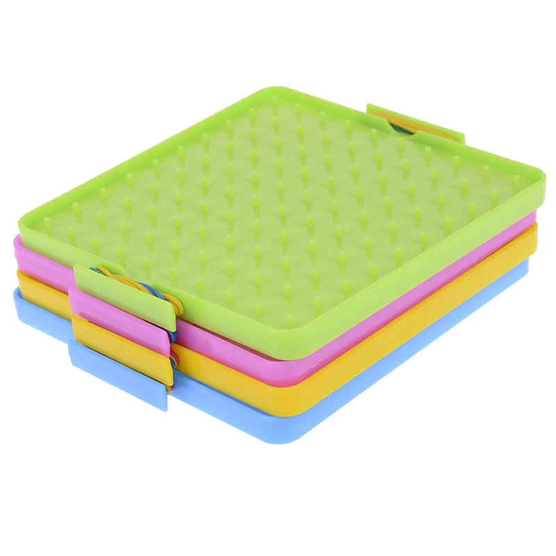 

Teaching Instrument Puzzle Game Toy Nailboard Tool Plastic Nail Plate Primary Mathematics Geometry Demo Children Educational Toy