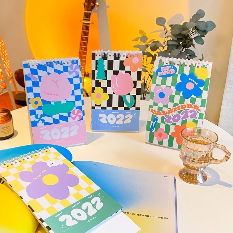 

2022 шахматный календарь, стоячий ежемесячный календарь, праздники, выделенная Лунная Дата, офисные принадлежности для дома