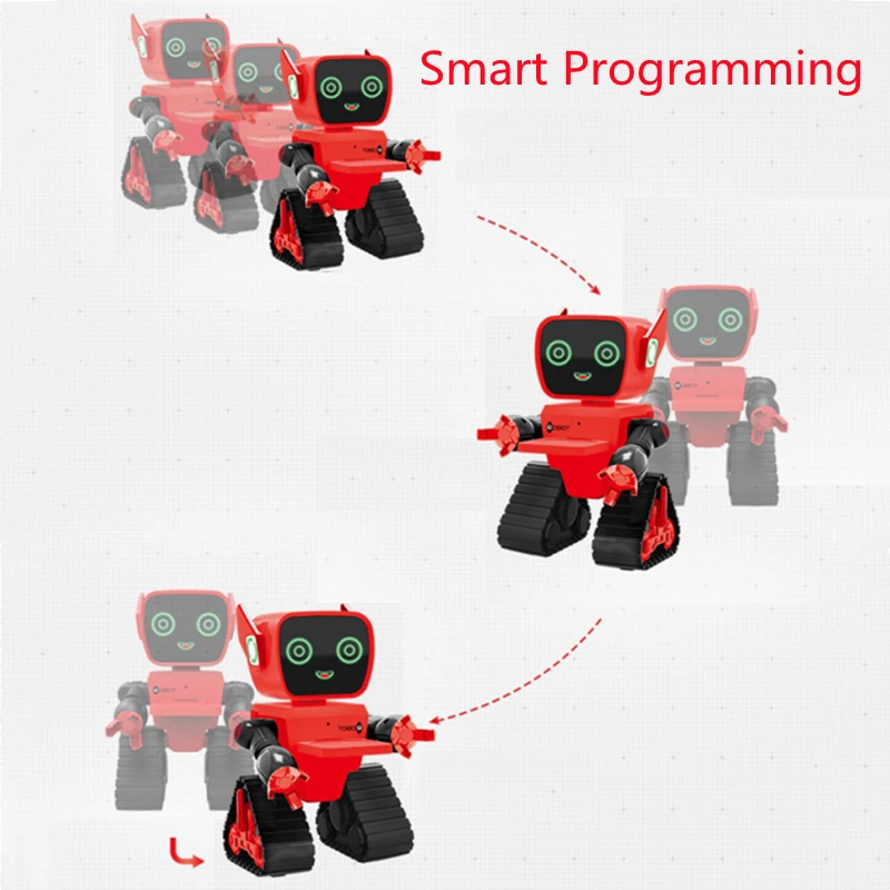 Early Education Touch Sensing Programming Intelligent Remote Control Robot Save Money Accompanied Story Piggy Bank Toy For Kids | Игрушки и