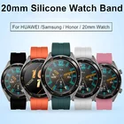 Ремешок для часов Samsung Galaxy 42 мм 46 мм силиконовый браслет для Amazfit Bip ремешок для часов Huawei Watch 2 для Gear Sport