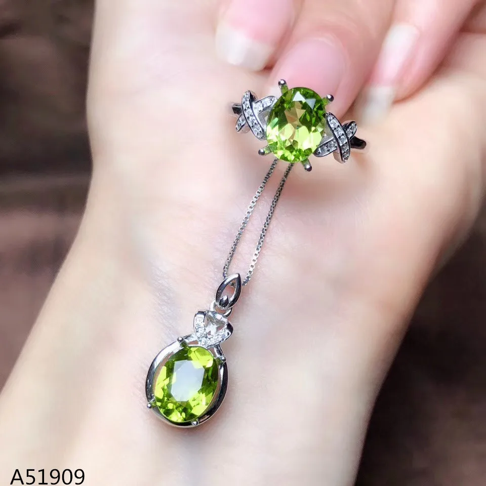 KJJEAXCMY изысканные ювелирные изделия 925 с инкрустацией из чистого серебра