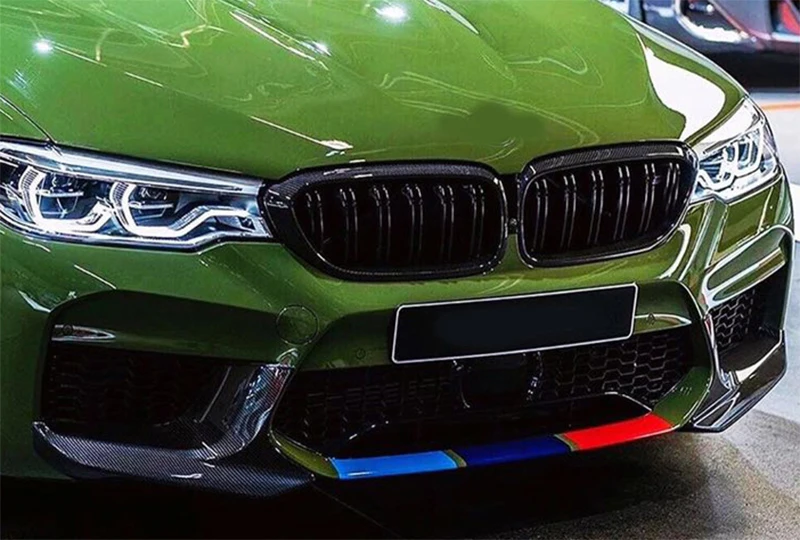 Подходит для bmw Новинка 5 серии M5 F90 3D MP RKP V стиль углеродное волокно передний