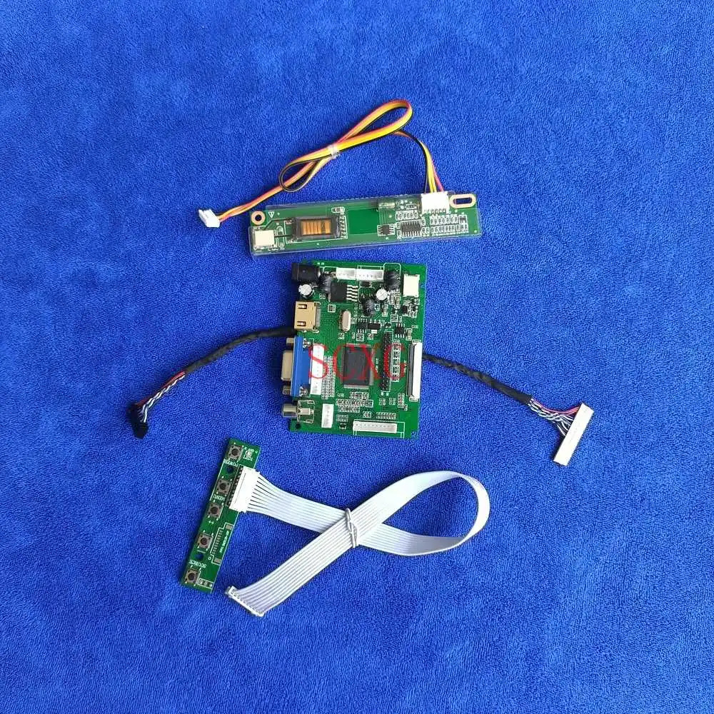 

1400*1050 DIY Kit LVDS 30 Pin ЖК-дисплей контроллер привода карта, совместимому с HDMI AV VGA ЖК-дисплей для CLAA150PB01/CLAA150PB03 монитор 1 с холодным катодом (CCFL)