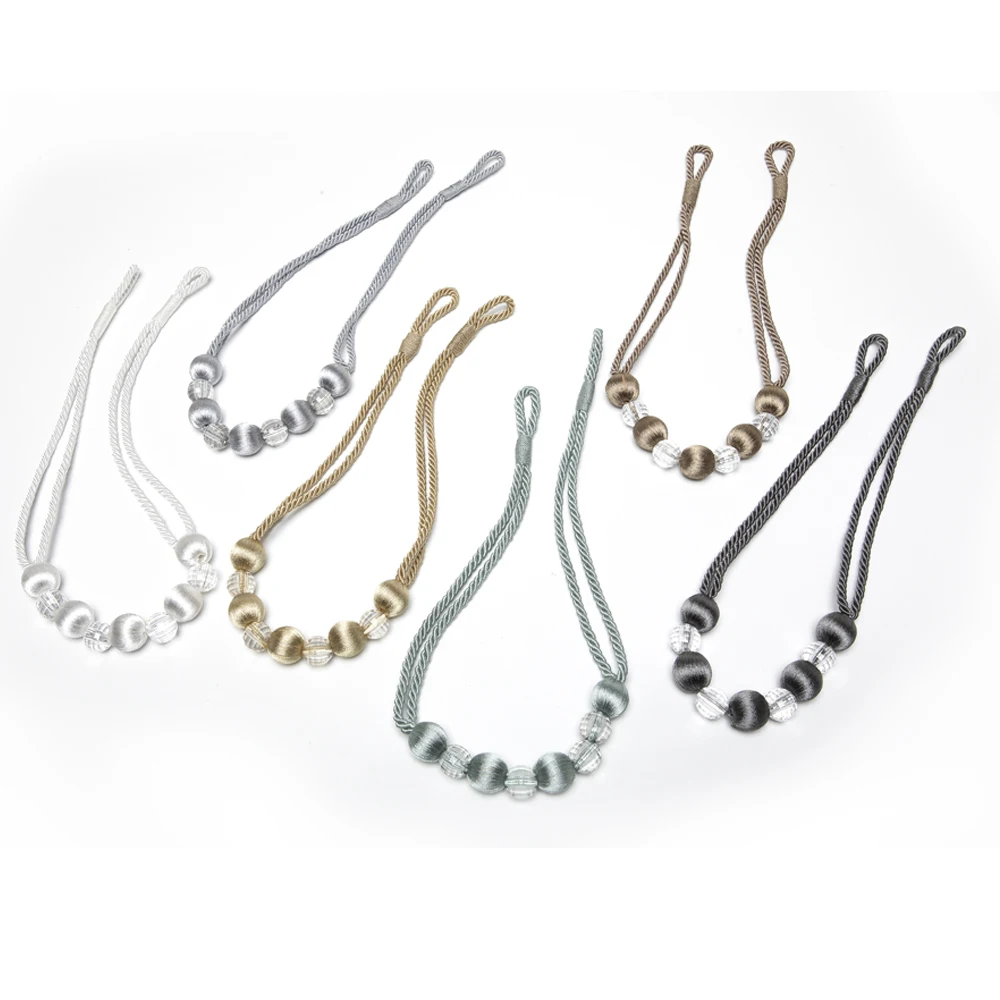 1 шт. завязки для штор веревка занавески с блестящими хрустальными бусинами