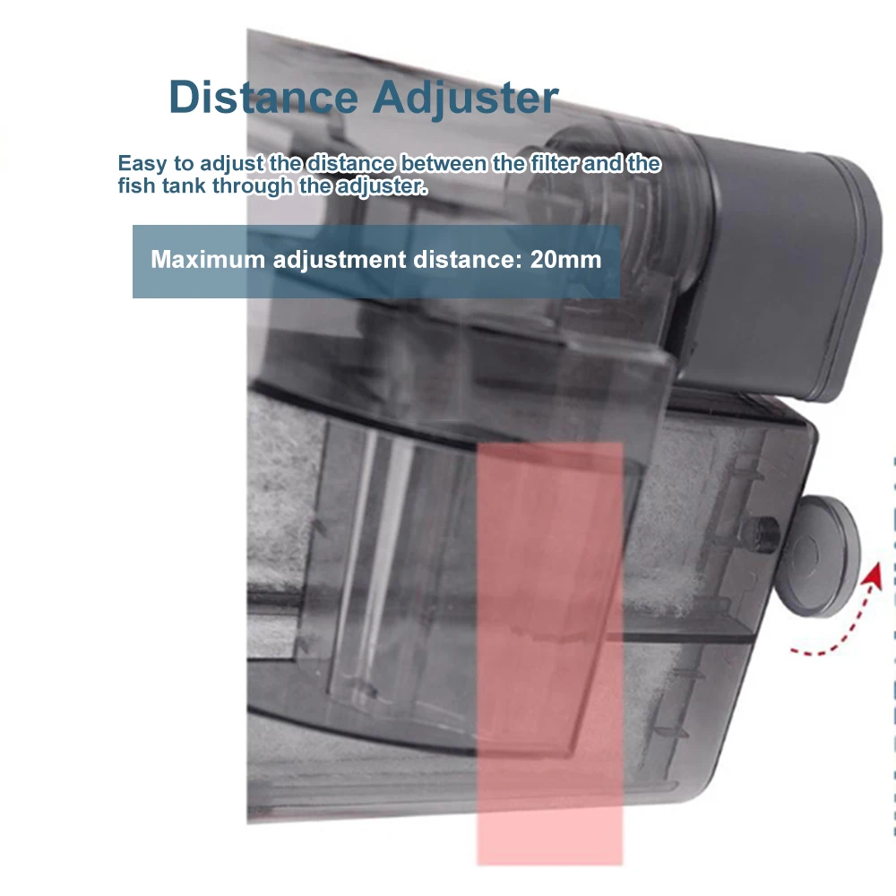 Подвесной аквариумный фильтр 220 240 В подвеска водопада кислородный насос