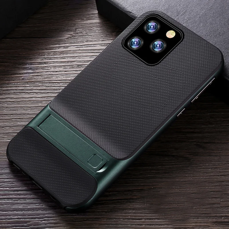Dark Green Чехол для телефона для iPhone 11 Pro Чехол Мягкий Силиконовый противоударный чехол для iPhone 11 Pro Max X XR XS чехол 6s 7 8 plus защита от падения - Цвет: Dark Green