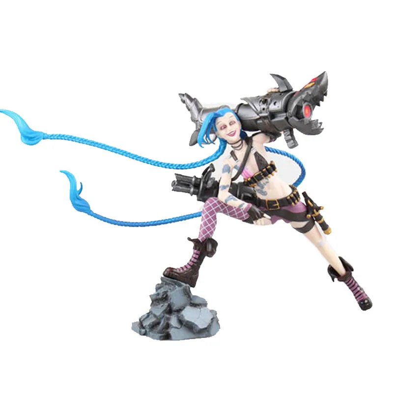 

Arcane League Of Legends Hero Jinx PVC Action Game Figure Statue Decor Collectible Model Battle Of The Two Cities Toy Gift