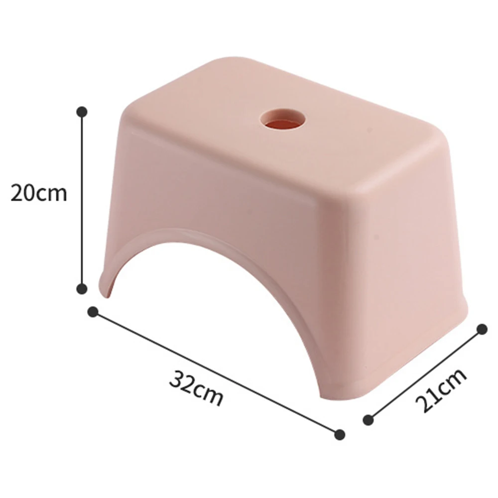 

Strong Thicken Plain Children Stools Living Room Non-slip Bath Bench Child Stool Changing Shoe Stool Portable Furniture chair
