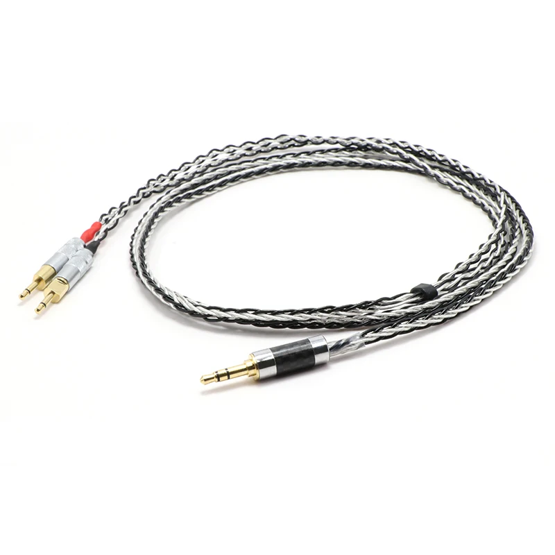 Обновленный кабель для HD700 HE400i HE1000 HE6 HE500 EDX M1060 M1060c с посеребренным разъемом 3 5