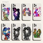 PUNQZY мама девочка мальчик мама ребенок милый чехол для телефона iPhone 13 11 12 PRO MAX XR 6 8 7 Plus XS праздничный подарок мягкий чехол из ТПУ